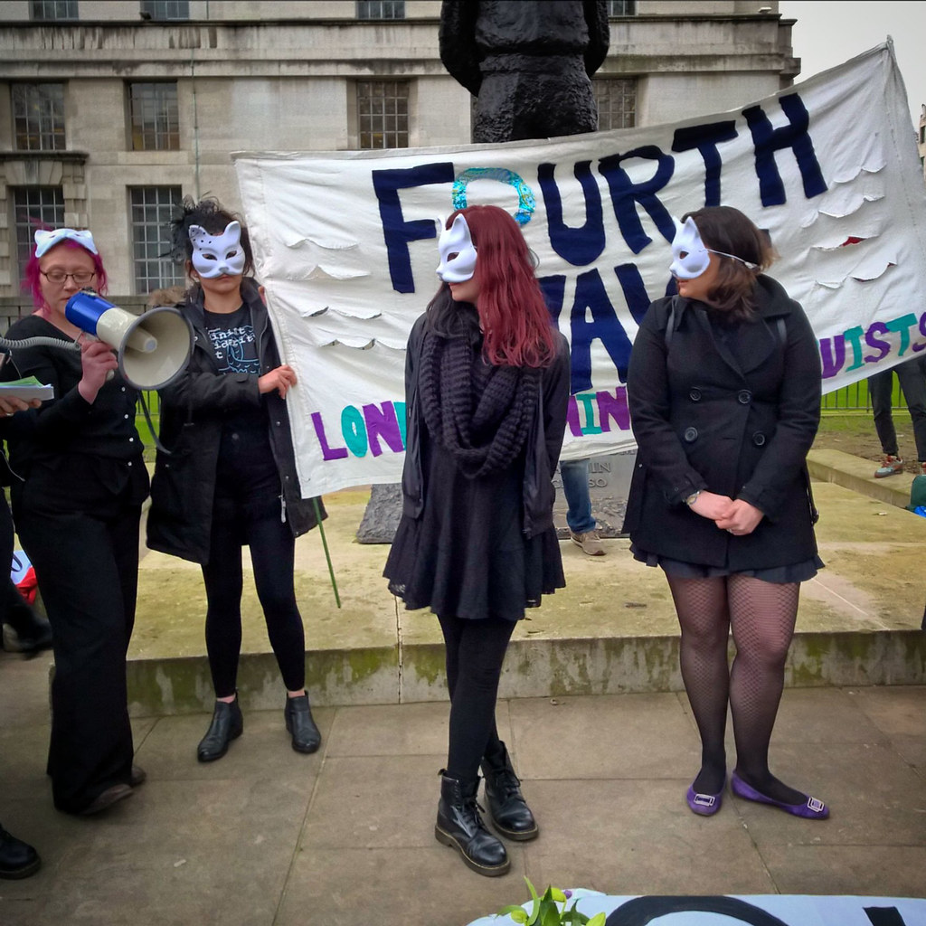 Fourth Wave | A feminist rally at Downing Street in London. | Garry ...
