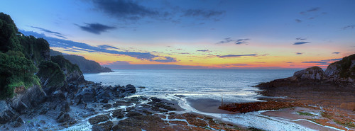 uk england sky panorama beach clouds sunsets devon northdevon bristolchannel combemartin canon5dmarkii canon5dii