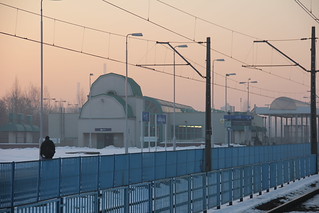 Flickr photo: Station building , Łódź Kaliska train station 16.02.2017