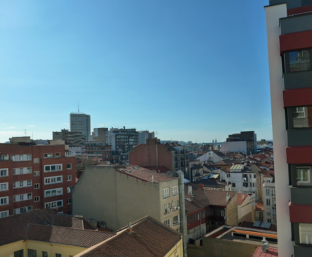 Balcony, Hotel Hernan Cortes. Gijon