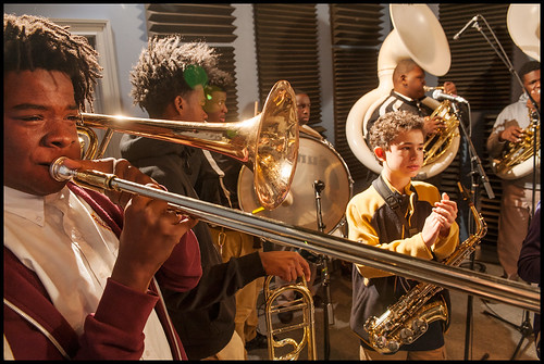 Trombone Shorty Academy at Cuttin Class at WWOZ Fall Fund Drive 2015 day 10. Photo by Ryan Hodgson-Rigsbee - www.rhrPhoto.com