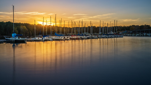 A Thanksgiving Sunset by David Arbogast, West Point Lake near West Point, Georgia