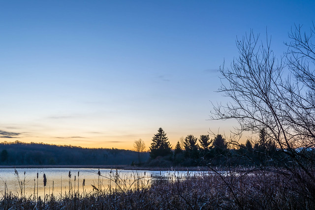 Greeting the day at Mendon Ponds
