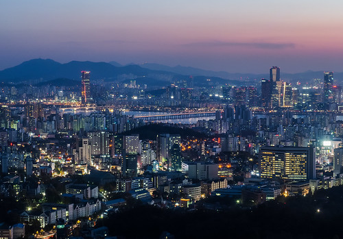 Seoul-Night View-Ansan-South Korea | Night view from Ansan M… | Flickr