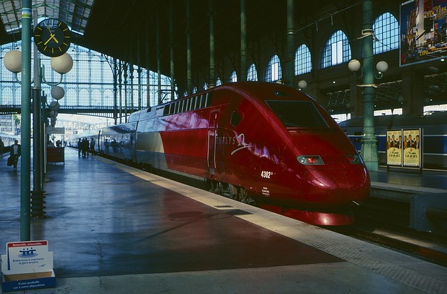 Thalys unit 4302 at Paris Gare du Nord in 1997