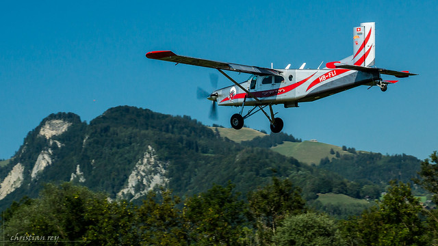 Pilatus PC-6 HB-FLI (Gruyère, Switzerland)