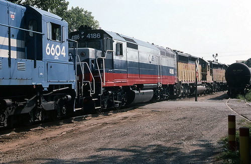 MTA 4186 | MTA 4186 in Harvey 09/88 | Sam Beck | Flickr