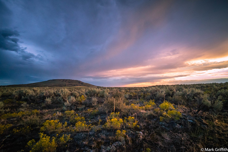 Sunset Over the Butte