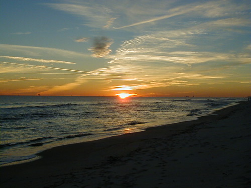 beach alabama sunsets latimes fortmorgan