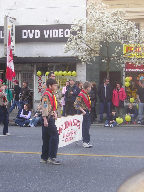 46th Chown Scouts at the Vancouver St. Patrick's Day Parade