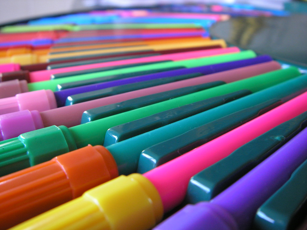Felt tips | Colouring-in is very therapeutic. | Glen Scott | Flickr