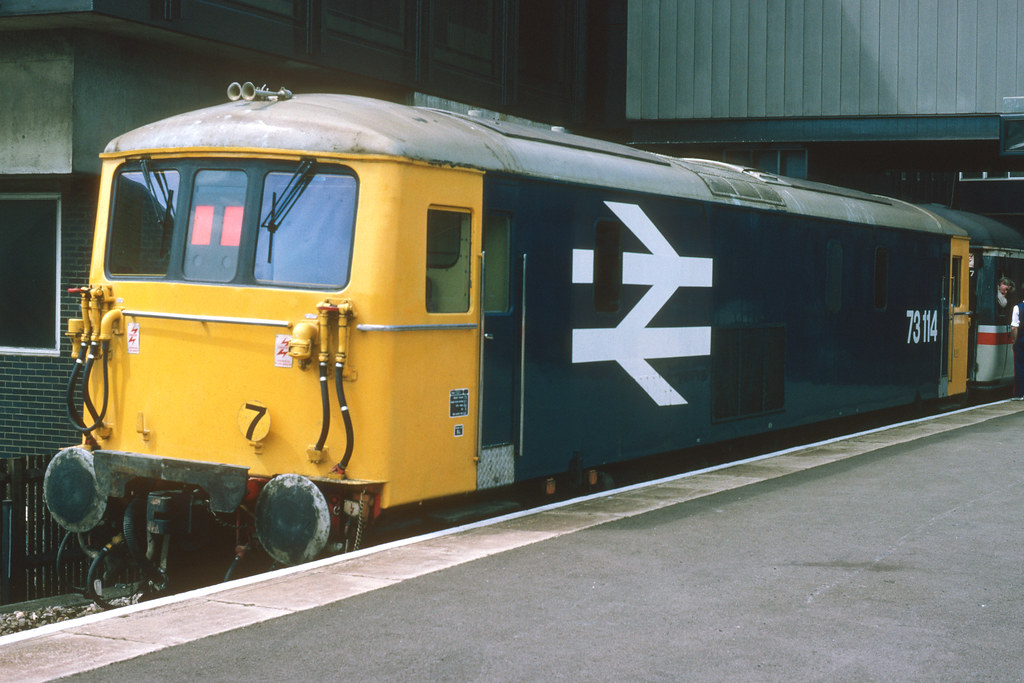British Rail class 73 electro diesel locomotive 73114, Gat… | Flickr