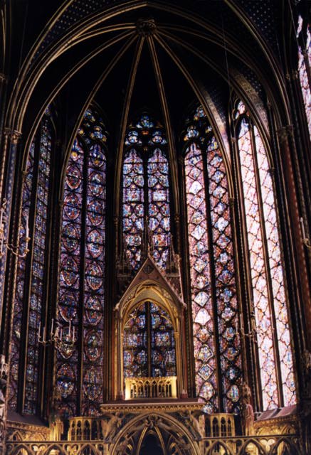 Paris Sainte Chapelle 1241 8 Upper Chapel Interior Flickr