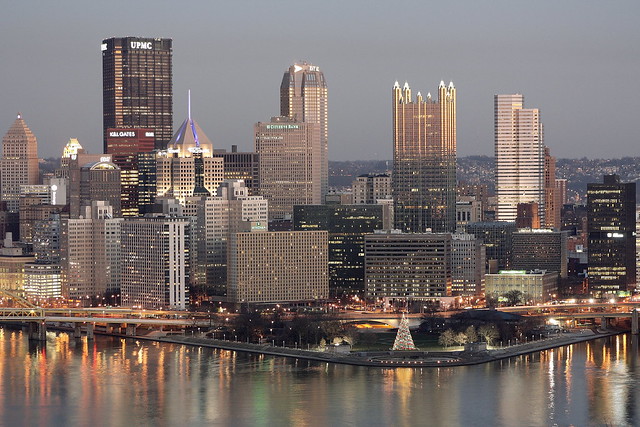 Pittsburgh golden hour