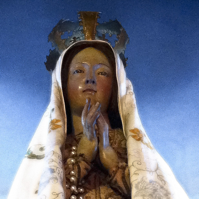 Virgen de Fatima, Iglesia de San Francisco, Santiago de Chile.