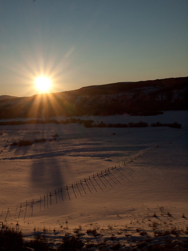 winter sunset shadow snow sunburst rays sunray uintacounty autodreamulated uintacountyroad157
