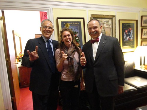 12-02-11 With Congressman Hinojosa and Christine Spencer