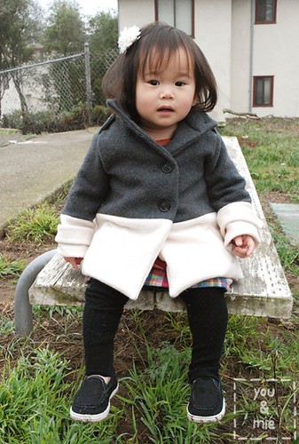 Gray Day Peacoat | by you & mie