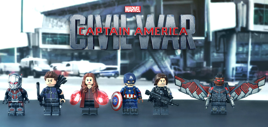 Werkloos vaardigheid conjunctie LEGO Captain America: Civil War - Team Cap | I'm done | MGF Customs | Flickr
