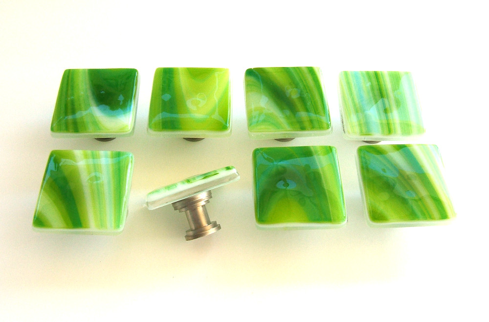 Green Turquoise Wisps Cabinet Knobs Green And Turquoise Bl Flickr