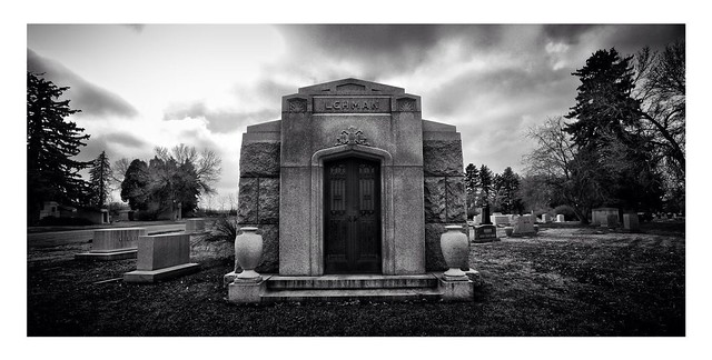 Cloudy day crypt