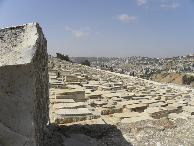 Jewish graves on the Mount of Olives