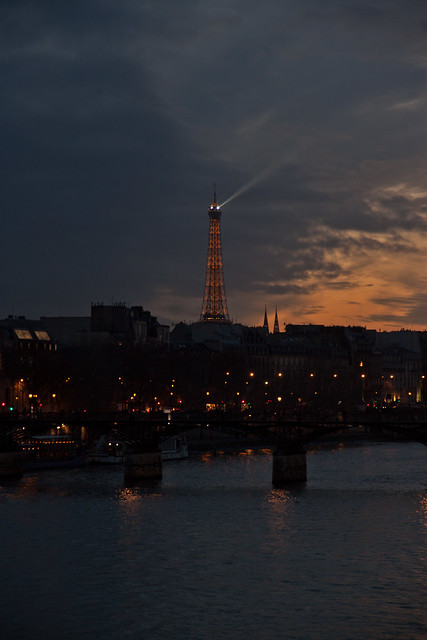 The Eiffel Tower at Sunset
