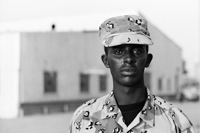 Marine from the Berbera Marine College, Somaliland