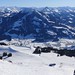 výhled z Hohe Salve jižním směrem na Vysoké Taury, v údolí Brixen im Thale, foto: Radek Holub
