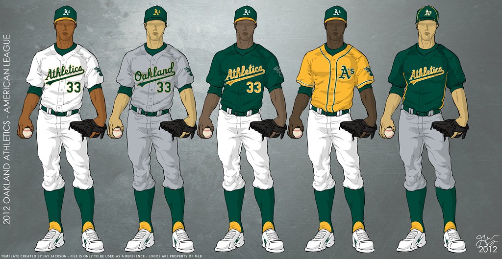 Oakland Athletics 2012 Uniforms, Uniforms to be worn in 201…