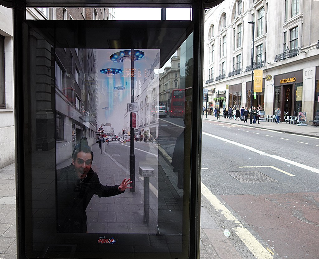 Pepsi Max Bus Shelter | Watch here. | Mr Utterly Wrong | Flickr