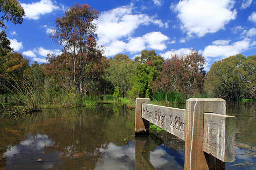 bridge trees summer sky water landscape sale snake tiger lakes scenic australia victoria swing wetlands paths