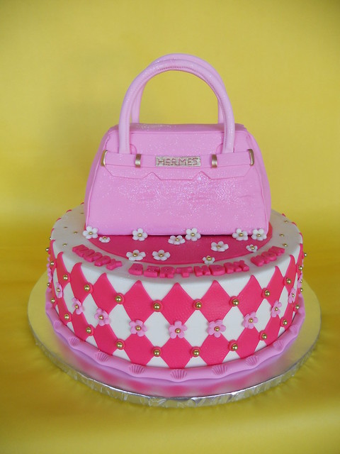 Birkin Bag Birthday Cake