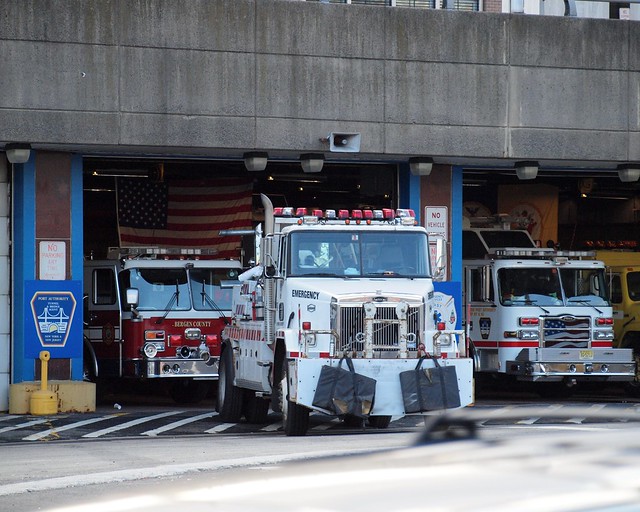 Port Authority Emergency Trucks, George Washington Bridge, Fort Lee NJ