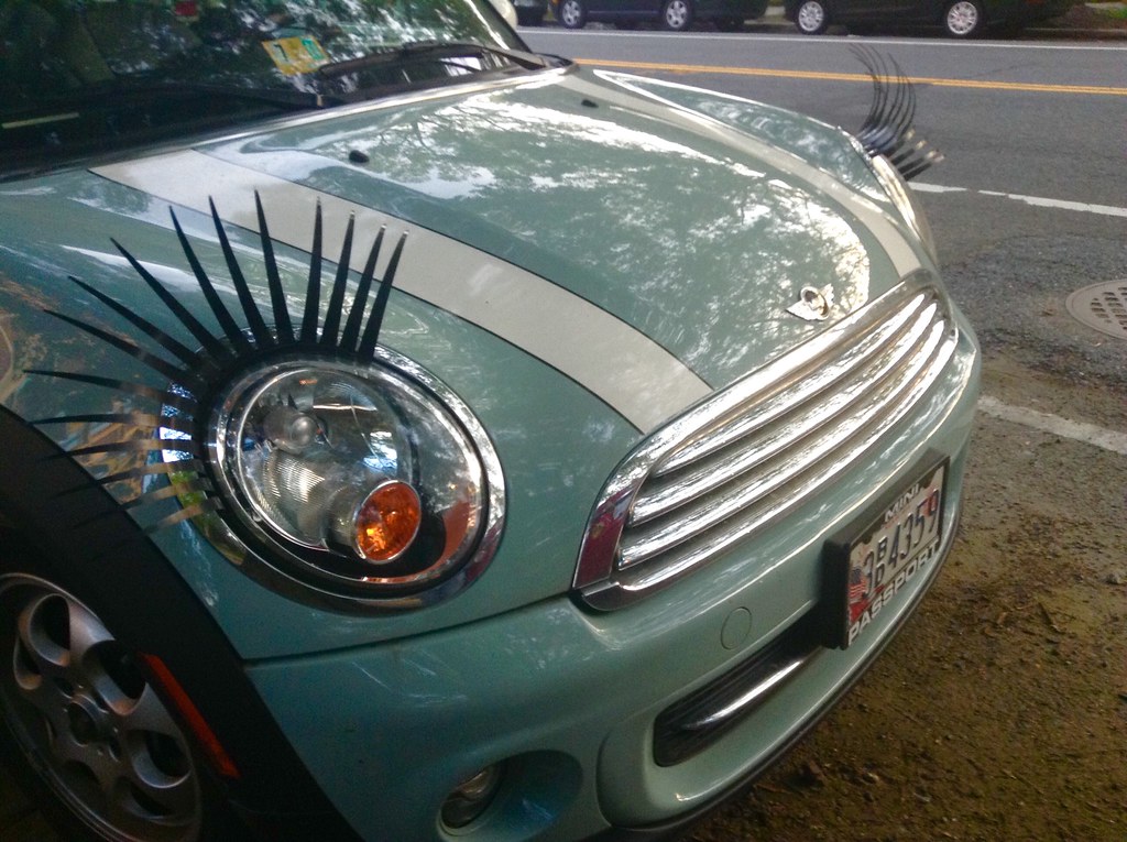 Car Lashes, Mini Cooper, Car Lashes, Mini Cooper, pics by M…