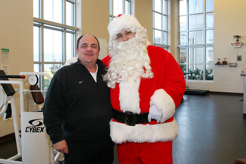 Santa and Coach Diuguid