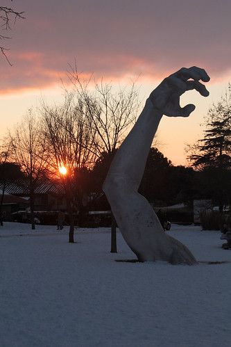 Risveglio al tramonto by Claudia Celli Simi, The Awakeningitaly snow gelo italia arte neve inverno bianco viterbo theawakening lazio braccio ghia