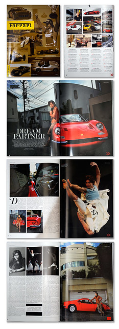 Shooting Tetsuya Kumakawa for Ferrari magazine
