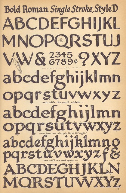 Speedball lettering (1957) | Flickr