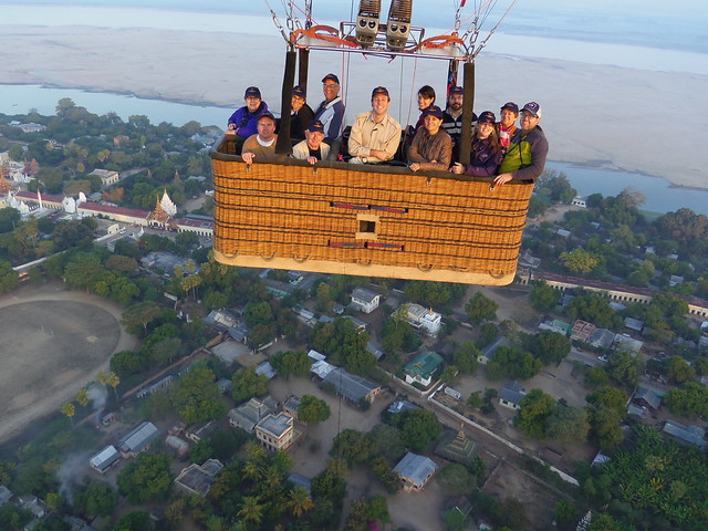 Balloons over Bagan