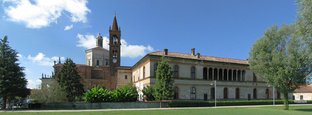 Bernate (Milano) - Monastero, chiesa di San Giorgio e palazzo Visconti