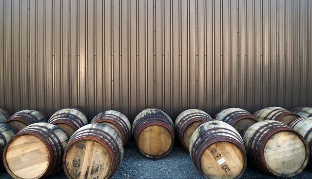 empty casks - waiting for filling