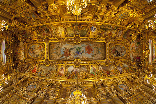 Le Grand Foyer, Opera Garnier, Paris, France