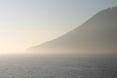 Early morning in Active Pass between Mayne and Galiano Islands, BC