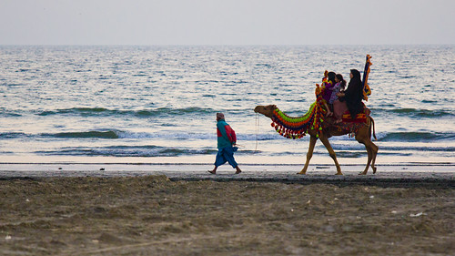 ocean pakistan sea fun person view ride desert camel karachi clifton sindh