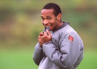A young Thierry Henry