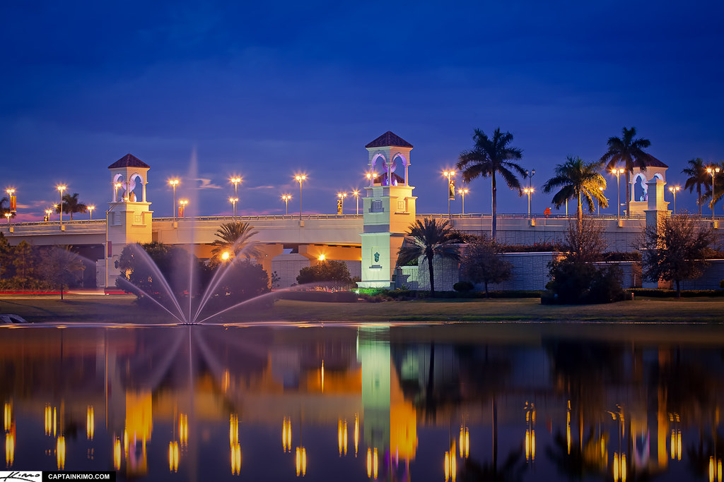 Pga Boulevard Bridge Palm Beach Gardens Florida Captainkim Flickr