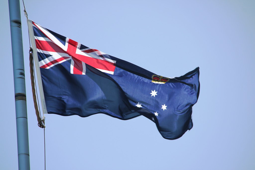Victorian Flag Warrnambool RSL Australia Day Flag Lowering… | Flickr
