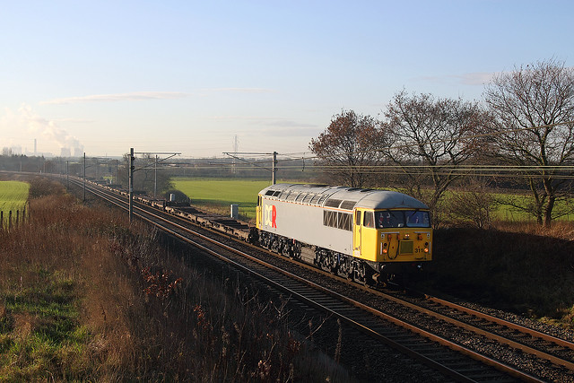 56311 at Red Bank, 4Z56 Stoke Marcroft-Motherwell 22nd Dec 2011