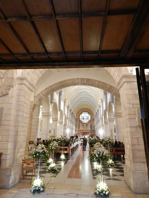 interior Iglesia de Santa Catalina Cisjordania Belén Palestina 01